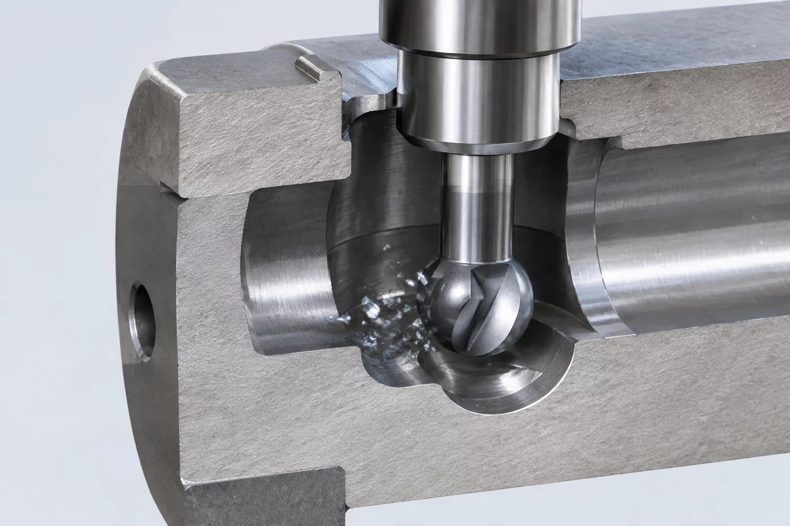 Multi-axis cutter contacting a surface without satisfying the machining intent