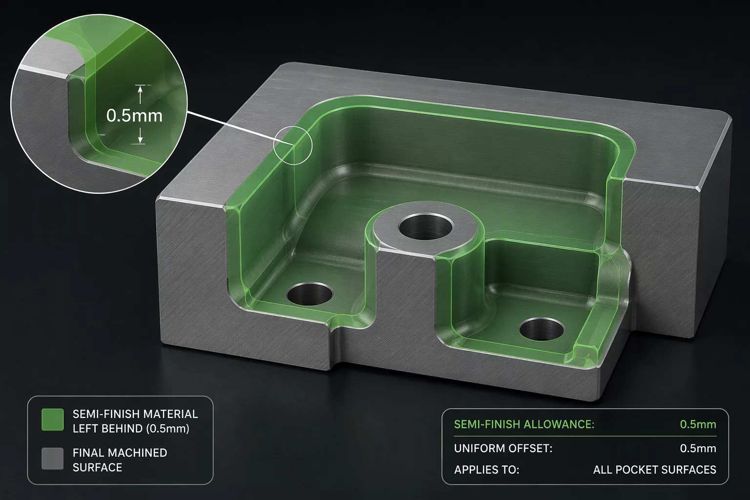 Semi-Finish Material Targets